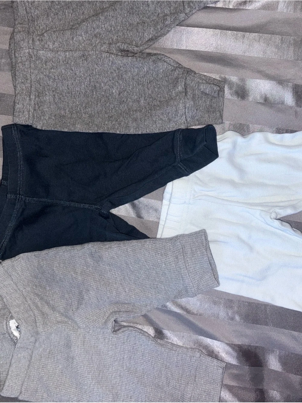 Carter's Bundle of Navy, Black, Gray, White & Cream Kids Bottoms